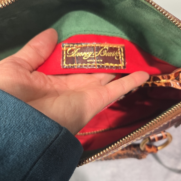 Dooney & Bourke Croco Fino Satchel - Picture 8 of 10